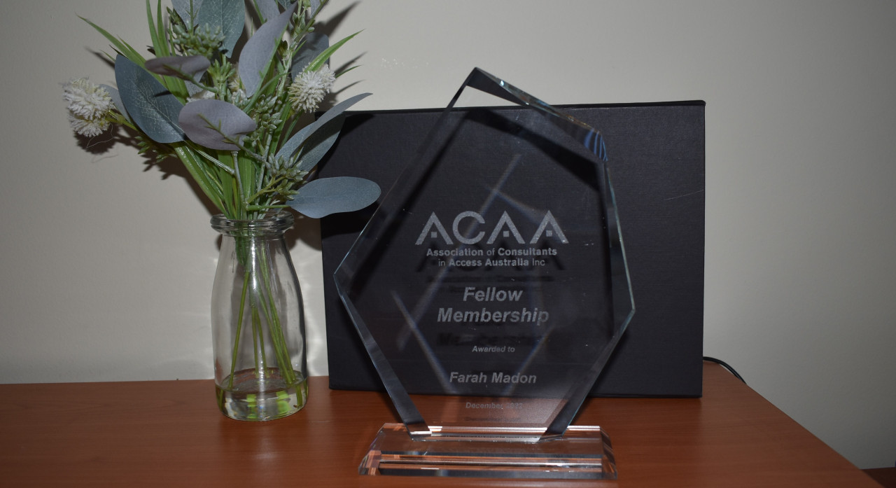 ACAA Fellow membership trophy