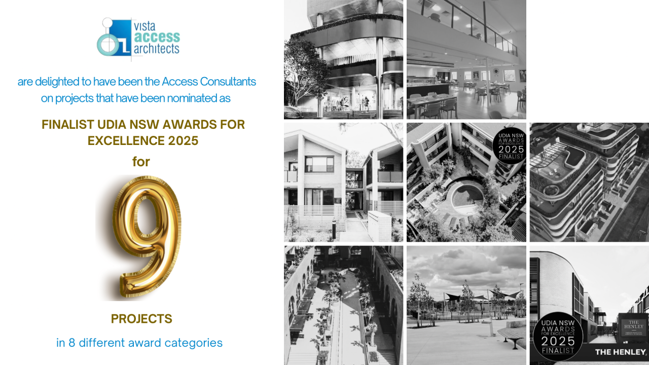 9 of Vista Access projects Finalists in UDIA NSW AWARDS FOR EXCELLENCE 2025