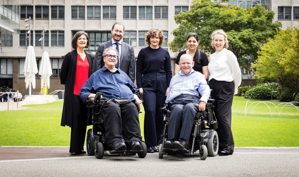 Members of the interdisciplinary project team from UTS, industry and disability organisations. (Image: Andy Roberts)