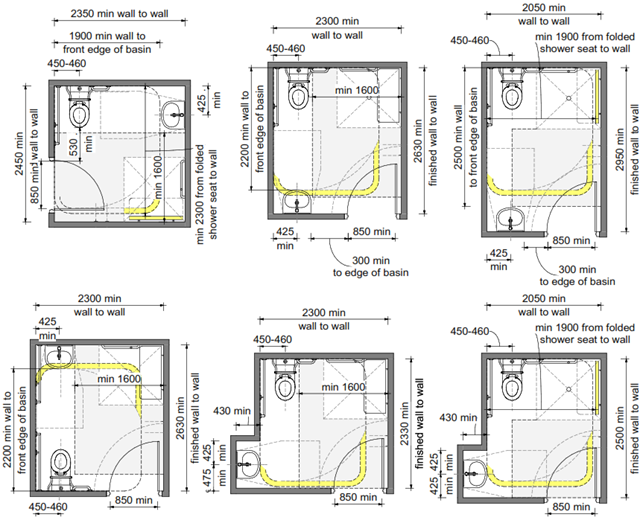 Small Bathroom Layout Dimensions Australia Best Design Idea